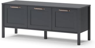 Vicco Lowboard Fernsehschrank TV-Schrank Ewan Anthrazit 120 cm Fernsehtisch Tür