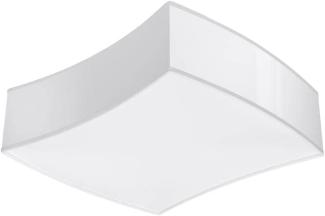 SOLLUX SL. 1054 Deckenleuchte SQUARE 1 weiss PVC 60W L: 39cm B: 35cm H: 11. 5cm dimmbar