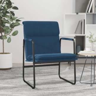 vidaXL Loungesessel Blau 55x64x80 cm Stoff 351349