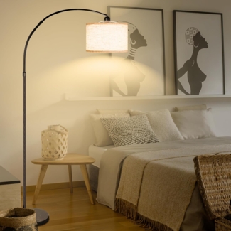 CCLIFE Bogenlampen Bogenlampe Stehlampe LED E27 Bogenleuchte Wohnzimmer