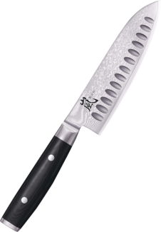 Yaxell RAN Santoku mit Kullenschliff, 16. 5