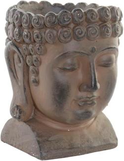 Blumentopf DKD Home Decor 26 x 25 x 30 cm Fiberglas Buddha