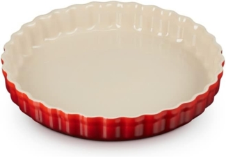 Tarte-Form 28 cm Kirschrot Poterie Le Creuset - Backofen geeignet