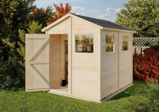 Storehaus Gerätehaus Stefanie Gerätehaus aus Holz Geräteschrank mit 12 mm Wandstärke Gartenhaus