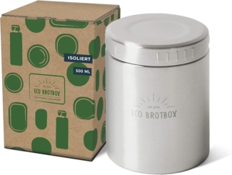Isolierbehälter Bo+ 0,5 l TF003 Edelstahl isoliert ECO BROTBOX
