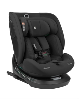 Kikkaboo i-Size Kindersitz i-Hike (40-150 cm) Isofix, 360° drehbar, verstellbar schwarz