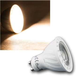 LED Strahler GU10 Dimmbar 7Watt 540Lumen 3000k 230V Warmweiß