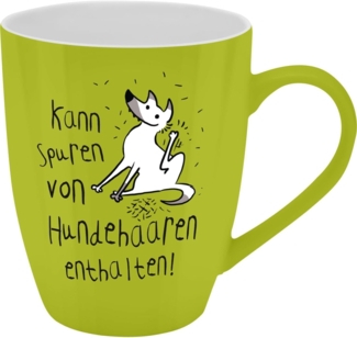 Tasse Tee- Kaffeetasse Kaffeebecher 35cl Geschenk Sheepworld HUNDEHAARE 074216