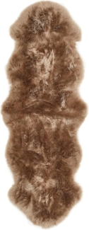 LUXOR living Fellteppich Schaffell Namika, fellförmig, Höhe: 50 mm, echtes Lammfell, weich & flauschig, große Farbauswahl, in 2 Größen