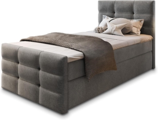Masseno Boxbett AMON 100x200 cm mit Bonell Matratze und Topper