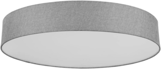Eglo 98669 LED Deckenleuchte ROMAO-C weiß grau, weiß Ø76cm H:15cm mit Connect Funktion inkl. Fernbedienung