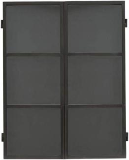 Hängeschrank Collect aus Eisen in Schwarz