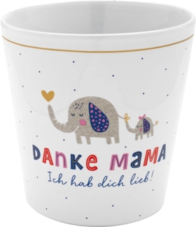 Sheepworld Blumenübertopf Übertopf Ø10 mit Geschenk-Banderole Auswahl Motiv Danke 47526