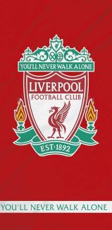 BERONAGE Strandtücher FC Liverpool Badetuch The Reds 70x140 cm, 100% Baumwolle (1-St), Frottee in Velours-Qualität