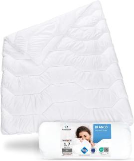 4-Jahreszeitenbett, BLANCO Ganzjahresdecke, Third of Life, Bezug: Superweiche Microfaser mit Peachskin-Veredelung, Feuchtigkeitsregulierend