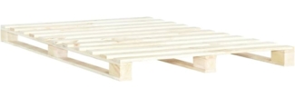 vidaXL Palettenbett Massivholz Kiefer 140×200 cm