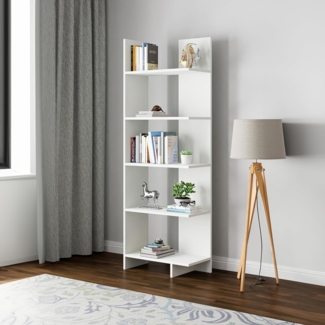 Bücherregal Vireftere 176 x 62 x 29 cm Weiß [en. casa]
