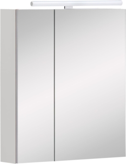 Schildmeyer Spiegelschrank Maxim 155031, mattweiß, 60 x 16 x 74,7 cm