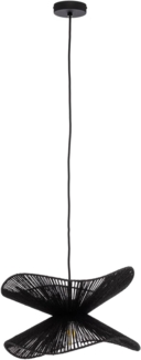 Lindby Hängeleuchte Valdorin, Schwarz IP20, 1 x 15 W LED