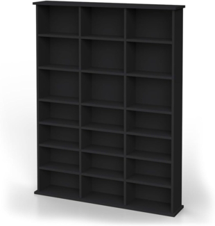 Vicco CD-Regal Schwarz 105.4 x 136 cm, Jukebox