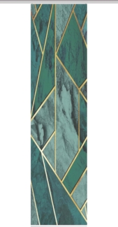 HOME in green Schiebegardine 84058 SIGNUM Schiebegardine recyceltes Polyester Bambusoptik 245x60, (1 St), Polyester (recycelt) Polyester
