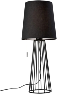 Villeroy & Boch Tischleuchte Mailand E27 59cm Schwarz