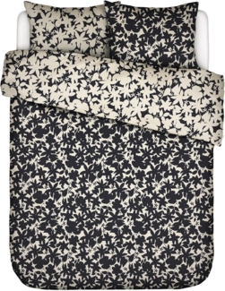 Essenza Bettwäsche Imara anthracite|200x200 cm + 2 x 80 x 80 cm