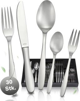 Rösle Cutlery set Culture 30 pieces Matte satin