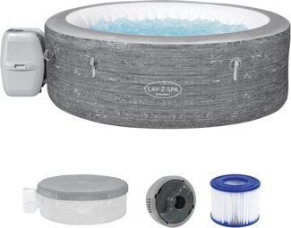 LAY-Z-SPA® ECO WLAN-Whirlpool Budapest AirJet™ Ø 196x66 cm, rund