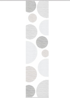 Vision S Schiebegardine 84553 Schiebegardine BORDEN halbtransparent, Bambusoptik 260x60 cm, Polyester