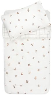 Jollein Bettbezug – 100×140 cm - Animal Friends Br