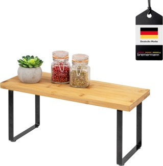 bremermann Küchenregal Küchenregal, Gewürzregal, freistehend, aus Bambus, ca. 36 cm breit