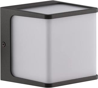 Lutec LED Außenwandleuchte Telin anthrazit IP54