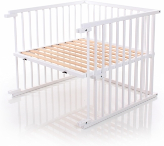 Babybay Kinderbett-Umbausatz für Original, weiß lackiert