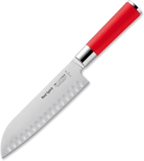 Friedrich Dick 'Red Spirit' Santokumesser, Stahl / Kunststoff rot, 18 cm