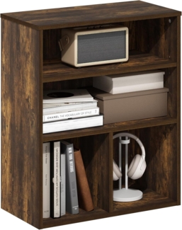 Furinno Pasir Bücherregal mit 3 Ebenen, Bernsteinkiefer