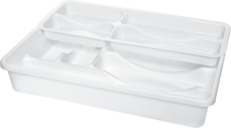 Besteckkasten mit Schiebeeinsatz Besteckeinsatz Schubladeneinsatz Besteckbox neu