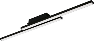 Eglo 900079 LED Deckenleuchte FRAIOLI-Z weiss schwarz L:105. 5 B:12 H:6. 5cm dimmbar 2700-6500K mit Connect-Z Funktion