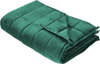 Gewichtsdecke smaragdgrün 100x150 cm 4 kg NEREID