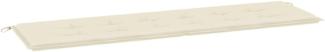 vidaXL Gartenbank-Auflage Creme 180x50x3 cm Oxford-Gewebe 43200