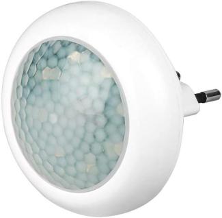 Goobay 96501 LED Nachtlicht rund Infrarot Bewegungsmelder Eurostecker kalt-weiß