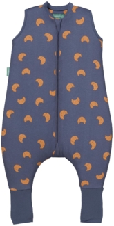 molis&co - Baby Schlafsack mit Füßen und Socke - Ideal für den Winter - Babyschlafsack mit Beinen 2,5 tog - 100% Baumwolle (Oeko-TEX 100), Premium Qualität - Croissants (55 cm)