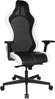 Topstar Bürostuhl Gamingstuhl Sitness RS Sport Plus Continental Kunstleder inkl. Armlehnen weiß/schwarz