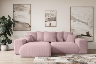 ALTDECOR Ecksofa ESKAR-L, Couch mit Schlaffunktion, Wohnzimmer - Wohnlandschaft, Corner Sofa Bett Eckcouch Couch L-Form Schlafcouch Ausziehbar