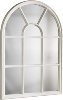 riess-ambiente Wandspiegel CASTILLO 100cm weiß (Einzelartikel, 1-St), Schlafzimmer · Fenster-Design · Deko · Landhausstil · handmade · Flur