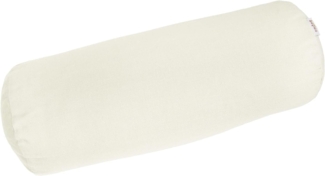 Nackenrollen Hülle ca. 15x40 cm 100% Baumwolle natur beties "Farbenspiel"