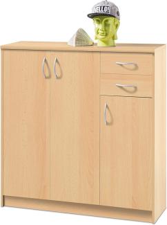 Stella Trading Kommode Buche Nachbildung, Schrank, BxHxT 109x112x35 cm