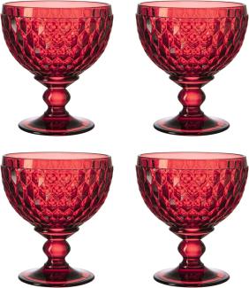 Multipack Villeroy & Boch Boston coloured Sektschale / Dessertschale red - 4 Stück