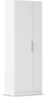 rauch Minosa, Schuhschrank, Garderobenschrank, 2-türig, mit 6 Einlegeböden, Farbe Weiß, BxHxT 69x197x41cm