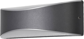 Lucande Außen-Wandleuchte Akira, LED - 9 W gesamt, warmweiß